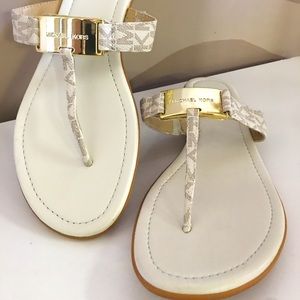 Michael Kors Leather Thong Sandal  - Women’s US Size 8